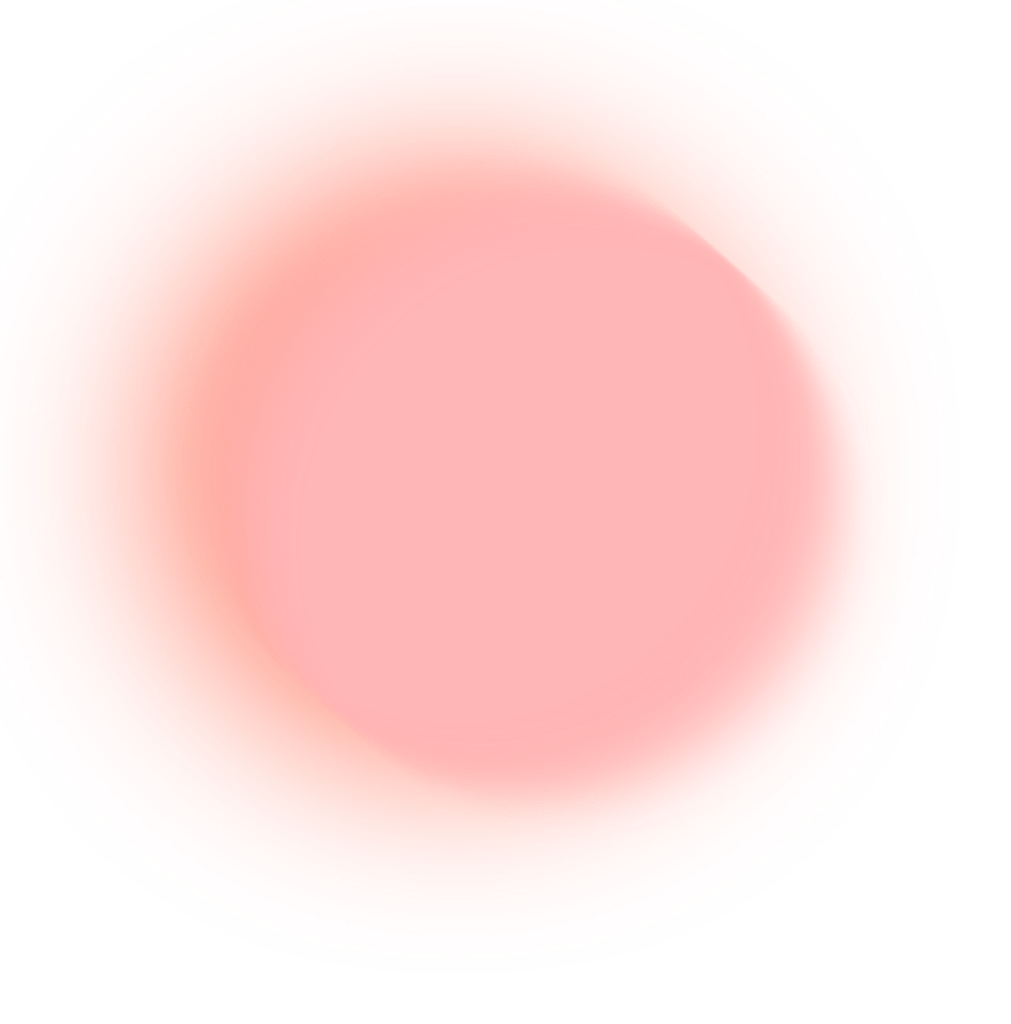 Faded red circle with a blur over the top.