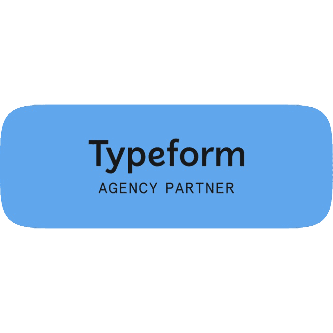 Typeform partner logo in a white box